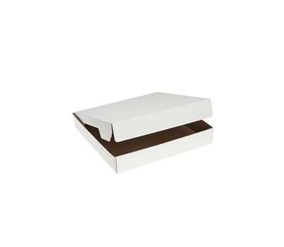BOX PIZZA PLAIN WHITE 9" 50s/SLV (EMPEROR 1900/111)