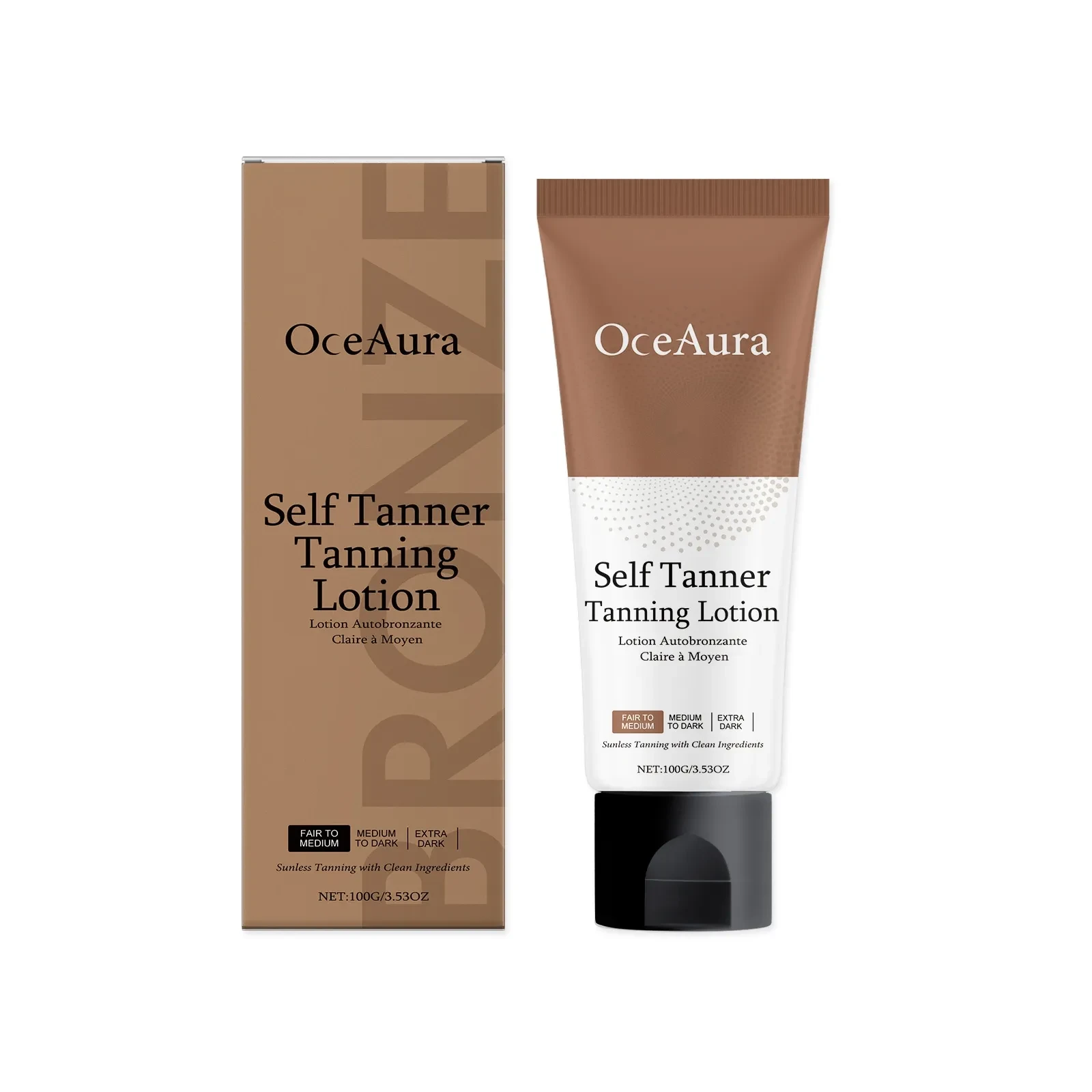 Moisturizing And Sun Free Tanning Cream For The Body