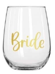 BRIDE STEMLESS WINE GLASS 430ML