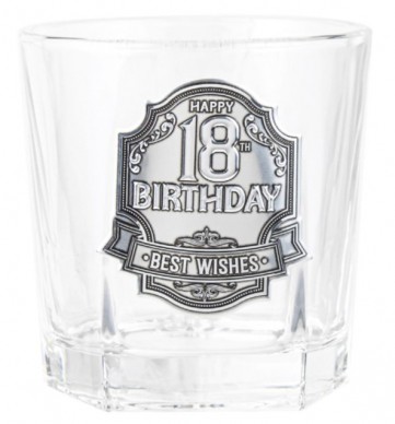 **18TH BADGE SPIRIT GLASS 210ML