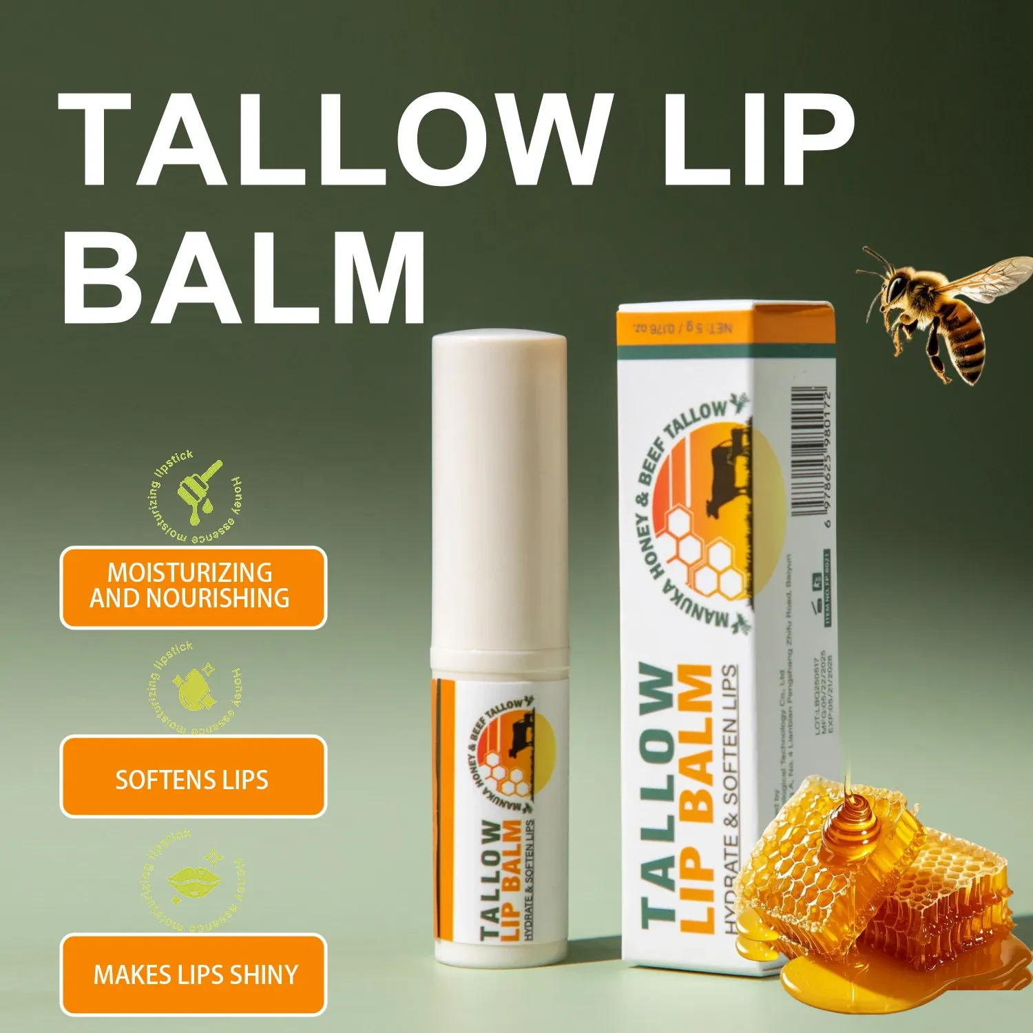 Tallow Lip Balm Beauty Tools