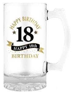 **18TH HAPPY BIRTHDAY TANKARD 490ML