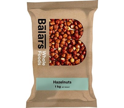 HAZELNUTS NATURAL 13/15 1KG (BALARS)