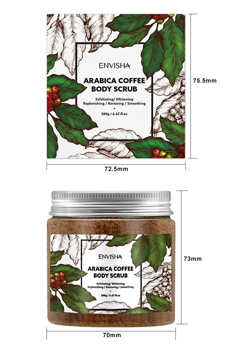 Coffee Scrub Cream Moisturizing Deep Cleansing Exfoliating Body Scrub Cream