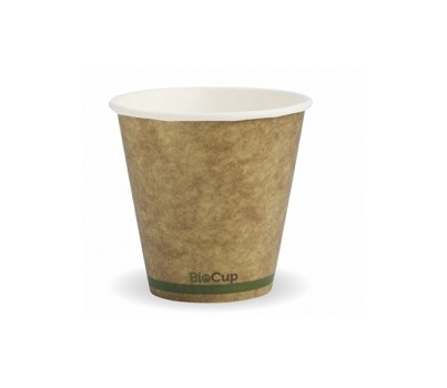 CUP S/WAL KRAFT 8OZ 80MM 280ML 50s/SLV(BIOPAK BCK-8-GS-V2)