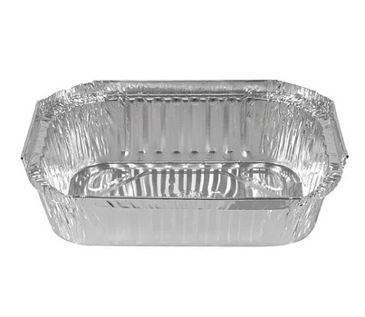 FOIL RECT CONTAINER 560ML 100s/SLV (CASTAWAY CA-RFC445)