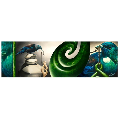 Glass Art Print Inquisitive