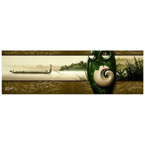 Glass Art Print Mists at Dawn