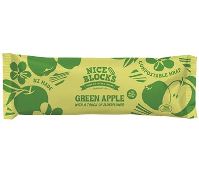 NICE BLOCK GREEN APPLE ELDERFLOWER 72ML 24s (LITTLE ISLAND)