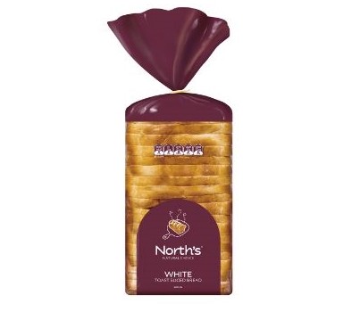 BREAD TOAST WHITE FRESH 600GM (NORTHS 669) [FZN]