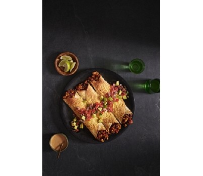 TORTILLAS PRESSED PLAIN 12" 12PC/8PKT (BREADCRAFT 4010C)