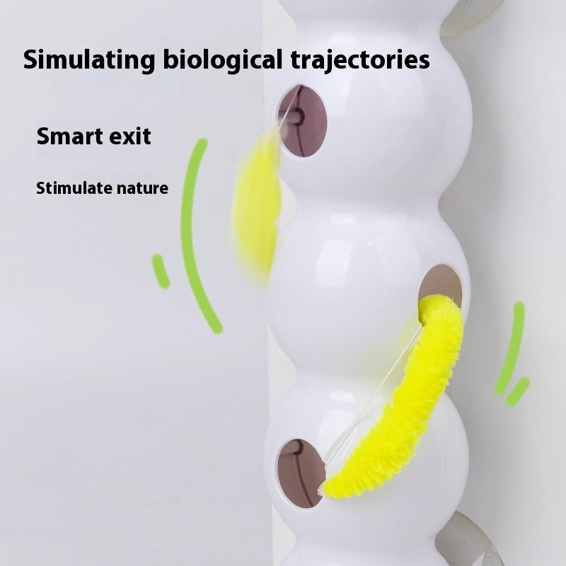 Whirlie Smart Motion Cat Toy with Worm Design