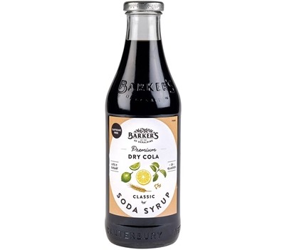 SYRUP SODA PREMIUM DRY COLA 710ML 6s (BARKERS 71062)