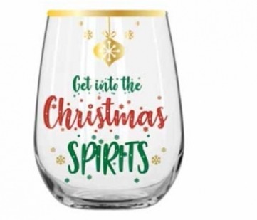 **CHRISTMAS SPIRITS STEMLESS WINE