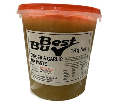 GINGER & GARLIC PASTE 1KG (BEST BUY GINGC11)