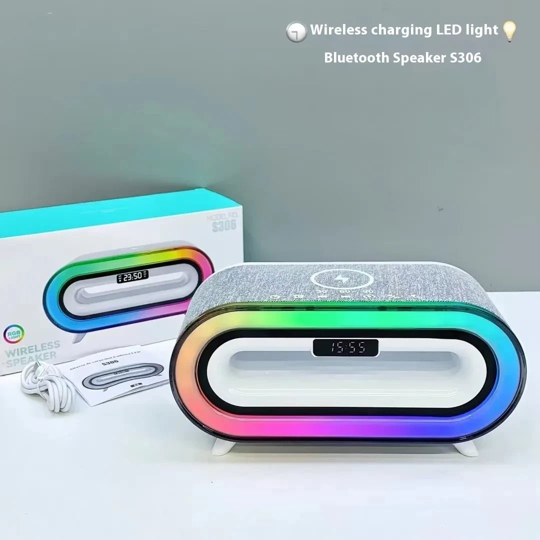 Wireless Charger White Noise Desktop Bluetooth Speaker