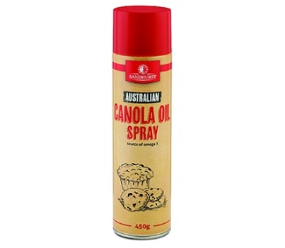 CANOLA OIL SPRAY 450GM (SANDHURST CAN450)