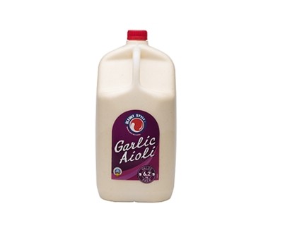 SAUCE AIOLI GARLIC 6.2.KG (KIWI STYLE 10020330)