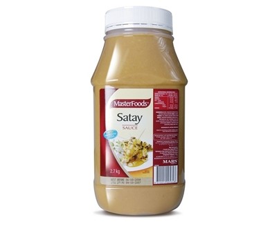 SAUCE SATAY 2.7KG (MASTERFOODS 156912)