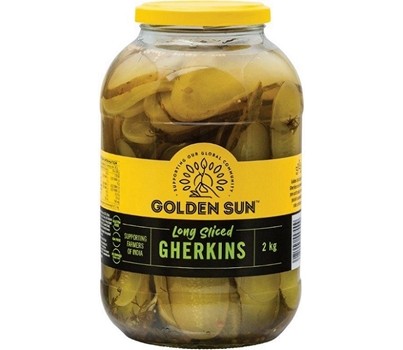 GHERKINS LONG SLICED 2KG (GOLDEN SUN 1093)