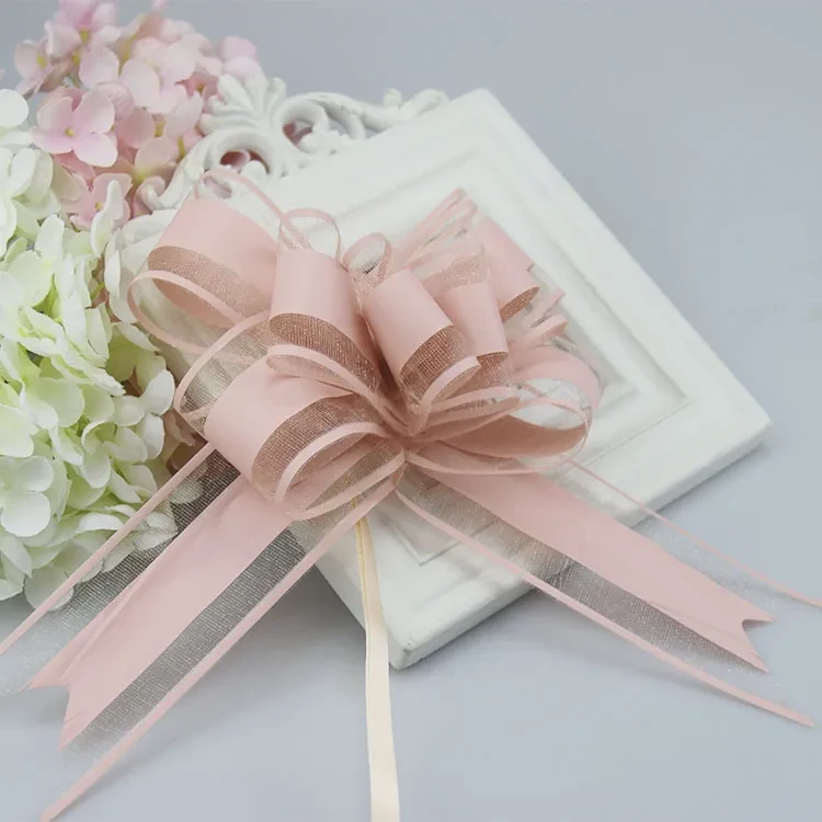Decorating a Wedding Car with Flowers