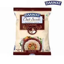 RICE BASMATI CHEF SECRET CLASSIC 5KG 4s (DAAWAT)