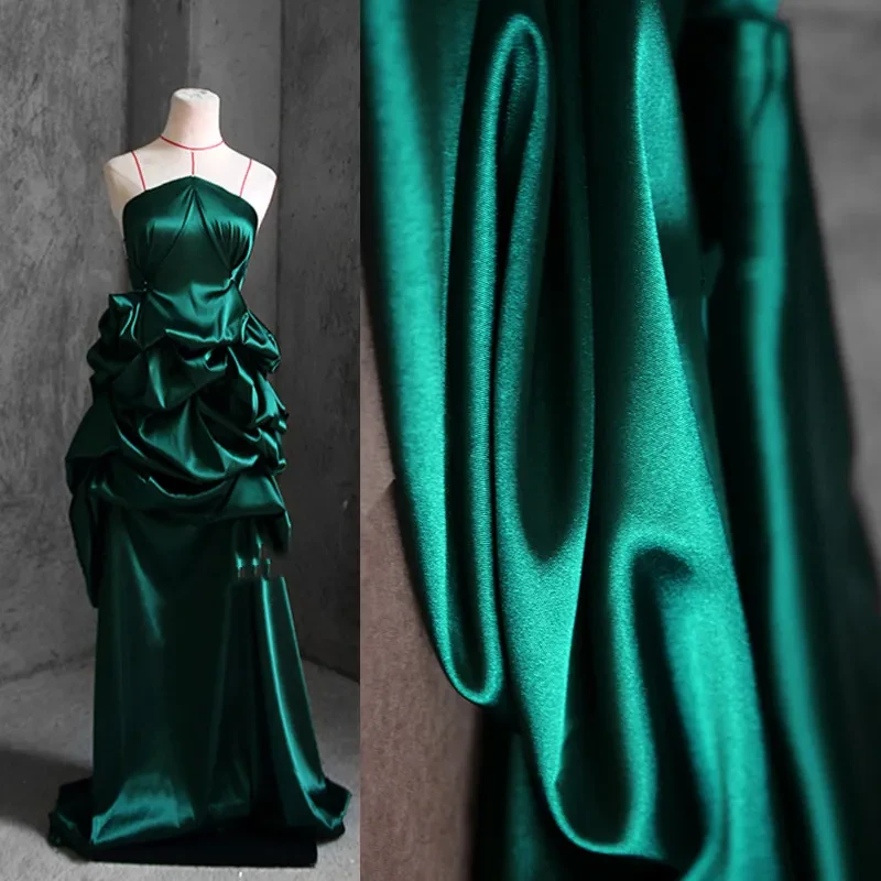 mint green satin fabric