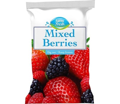 BERRIES MIXED 3WAY 1KG (FARM FRESH) [FZN]