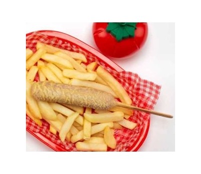 HOTDOGS JUMBO TEMPURA BATTERED 130GM 30s (DIRTY DOG) [FZN]
