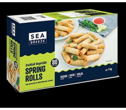 SPRING ROLLS MINI 12.5GM 80s 1KG (SEA BREEZE 3741)