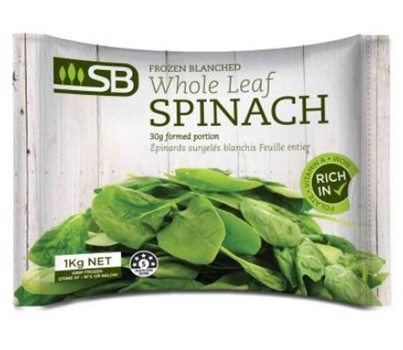 SPINACH LEAF BALLS 1KG (SB 9912) [FZN]