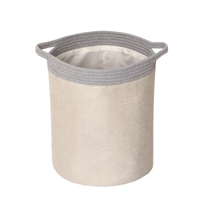 Nordic Style Cloth Laundry Storage Bucket Bathroom Laundry Basket