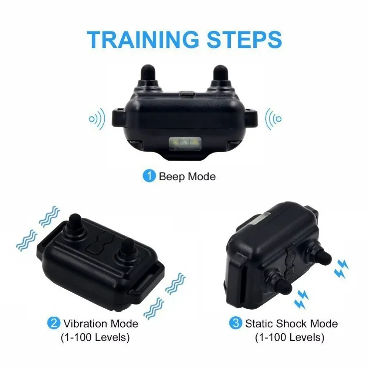 Electronic Remote Control Dog Barking Stop Charging Waterproof