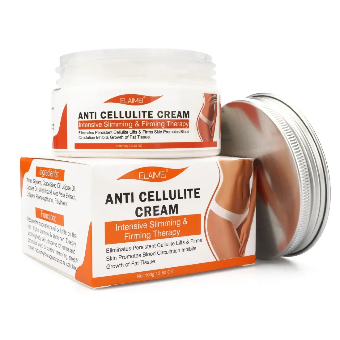 Refreshing and firming massage cream