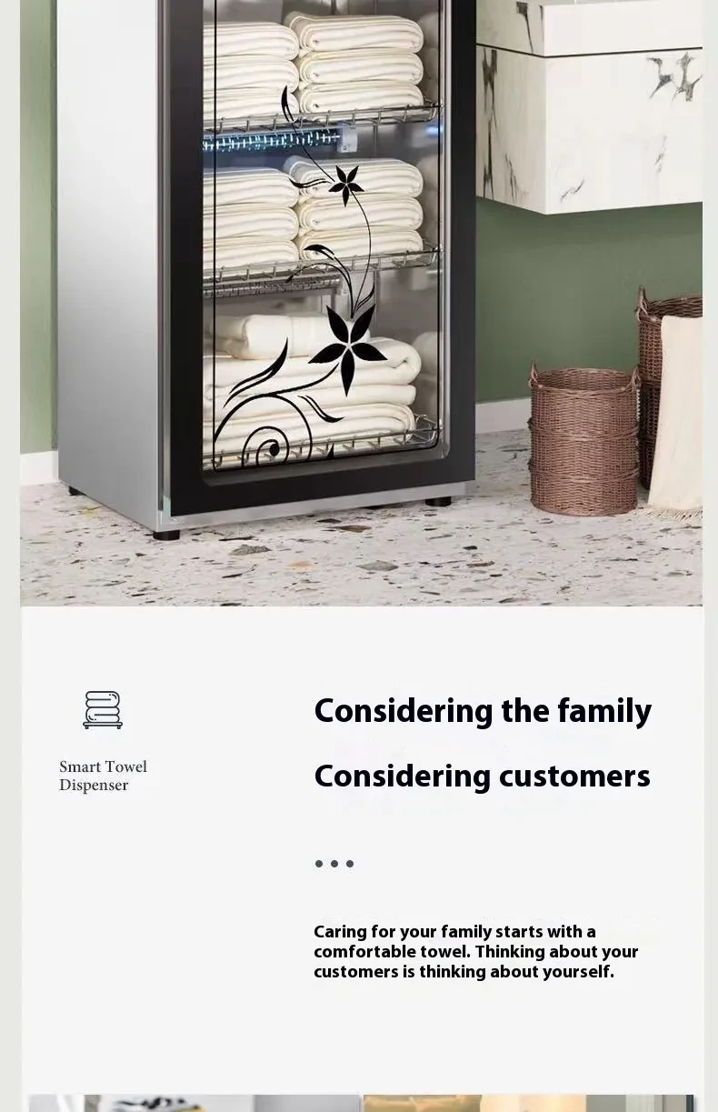 Hot Towel Cabinet Warmer with UV Sterilizer