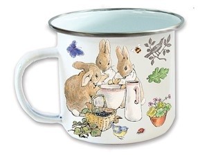 FLOPSY BUNNIES ENAMEL MUG