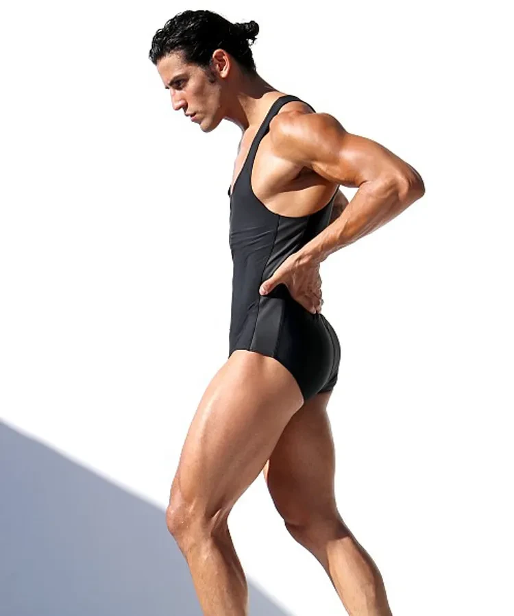 Men's Vest One-piece Briefs Underwear