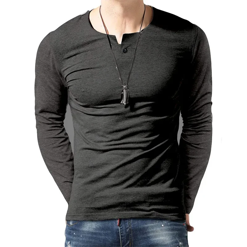 Autumn And Winter New Men'S Long Sleeves