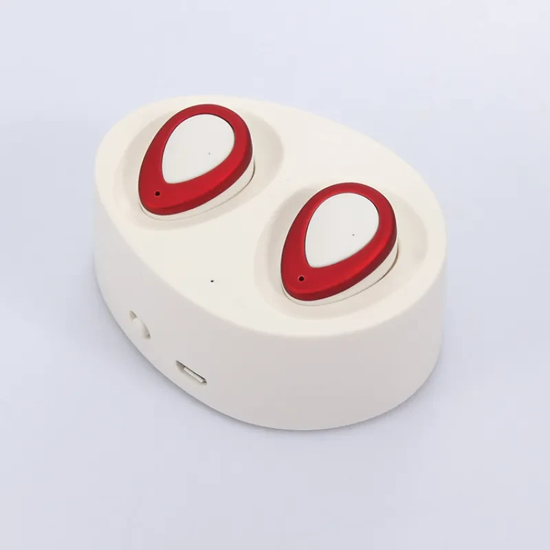 Binaural wireless bluetooth headset to ear running stereo bluetooth headset