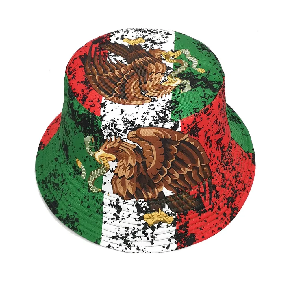 Eagle Pattern European And American Retro Nostalgic Fashion Bucket Hat