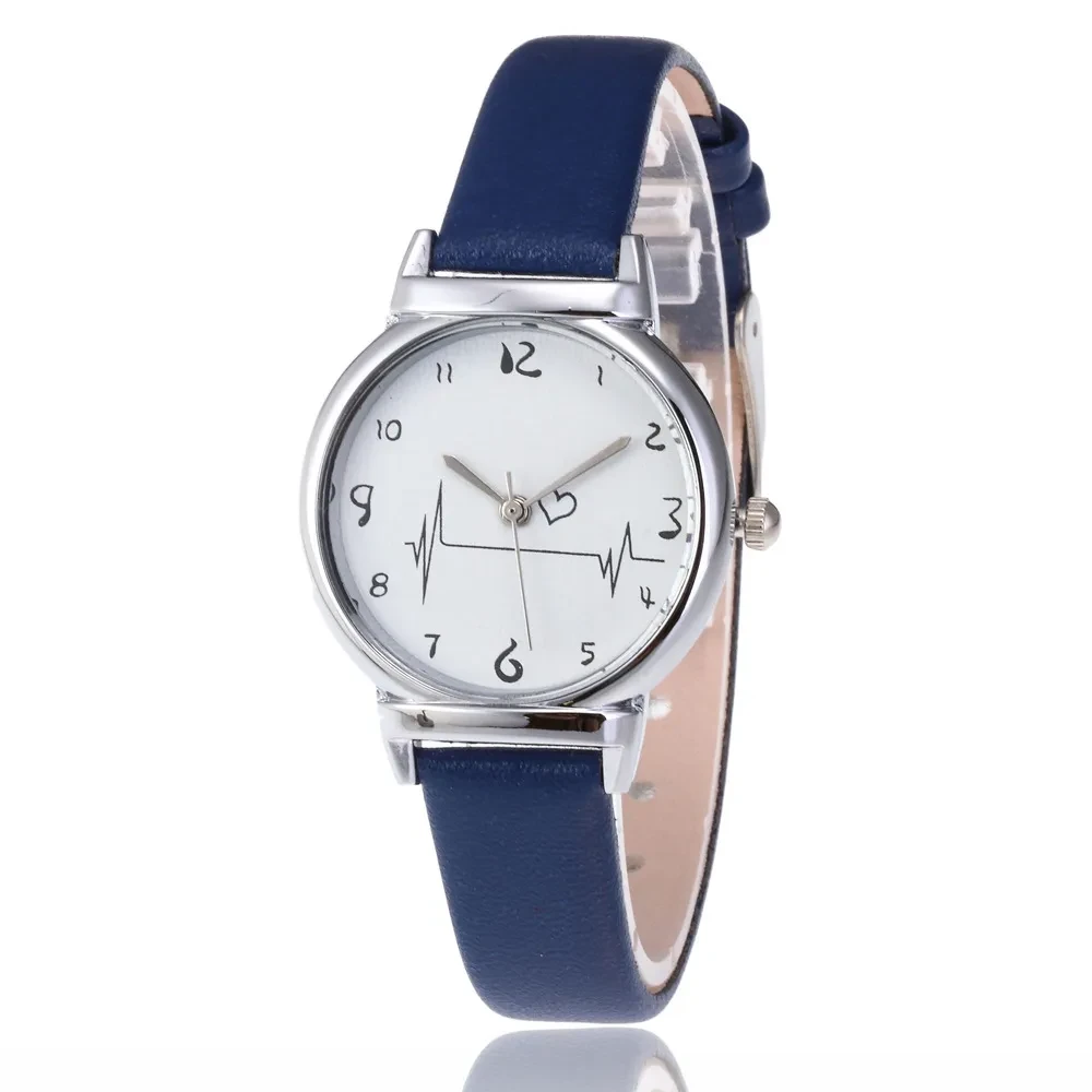 ECG Digital Surface Women's Belt Simple Fashion Trend Quartz Watch