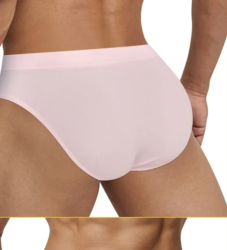 Men's Underwear Breathable Plus Size Solid Color Low Waist