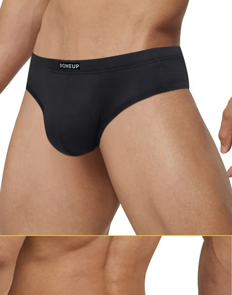 Men's Underwear Breathable Plus Size Solid Color Low Waist