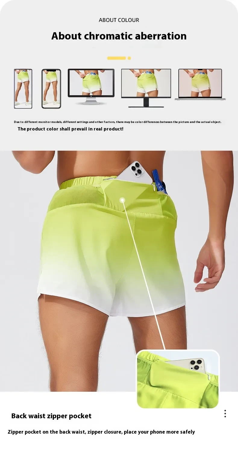 Men's And Women's Double-layer Swimming Loose Beach Pants