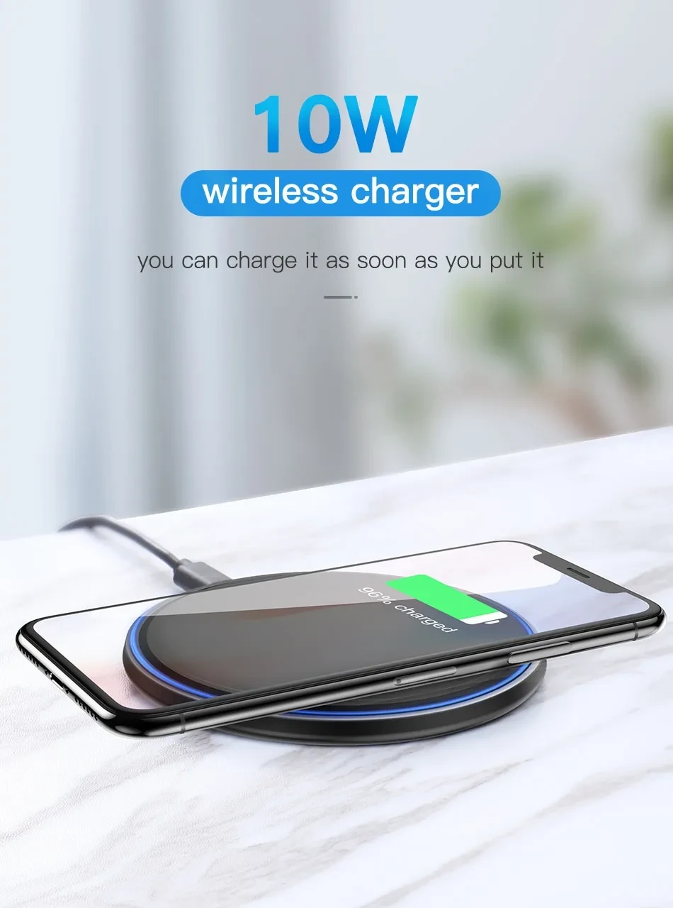 Mobile phone wireless charger fast charge