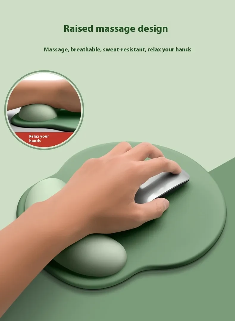 Gradient Girl Wristband Silicone Mouse Mat