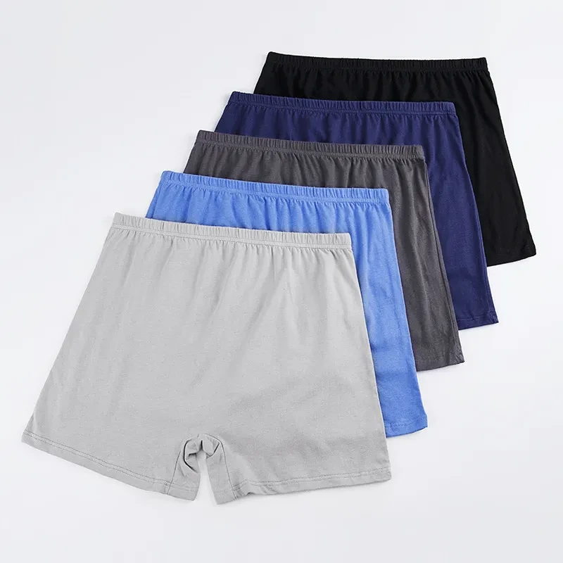 High Waist Plus Size Cotton Underwear Men's Boxers