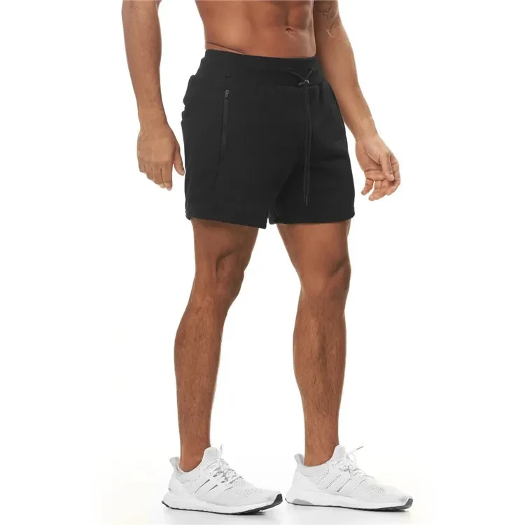 Summer Men's Multi-pocket Sports Shorts Black