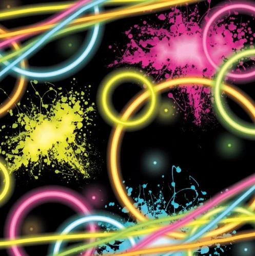 Glow Party Luncheon Napkins - Pack of 16