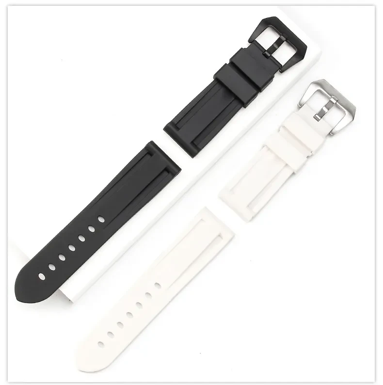 Waterproof Rubber Pin Buckle Silicone Watch Strap